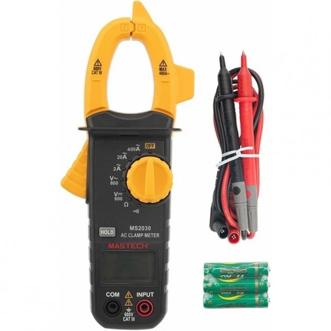 Клещи токоизмерительные цифровые MASTECH MS2030 13-1305